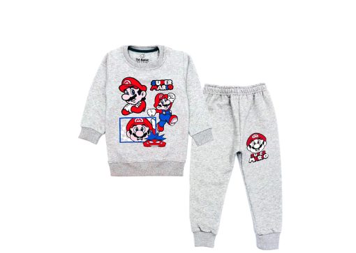 Super Mario Jump Fleece tracksuit - Grey