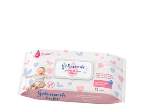 Johnson's Gentle All Over Baby Wipes 72PCS