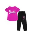 Barbie Girl Tee & Trouser - Magenta & Black