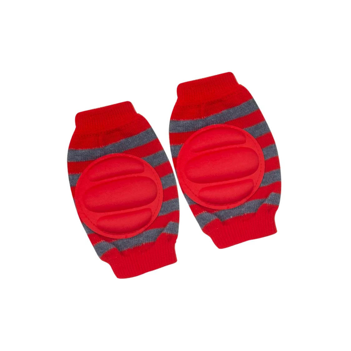 Stripped Red & Gray Baby Knee Protection Pads - BabyShark.pk | Shop ...