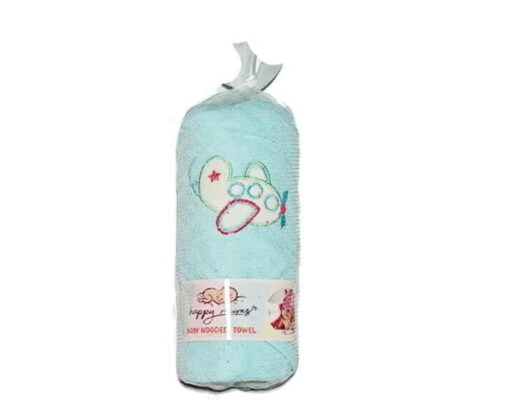Toy Airoplan Gift Pack Hooded Towel - Aqua