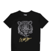 Wild Life Lion Tee Shirt - Black